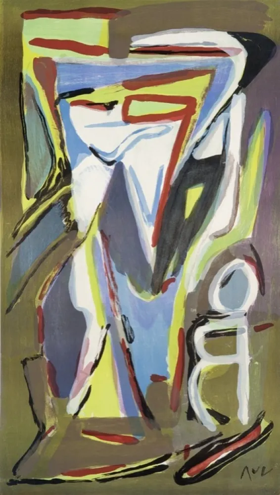 リトグラフ Van Velde - MP 396 - Nord