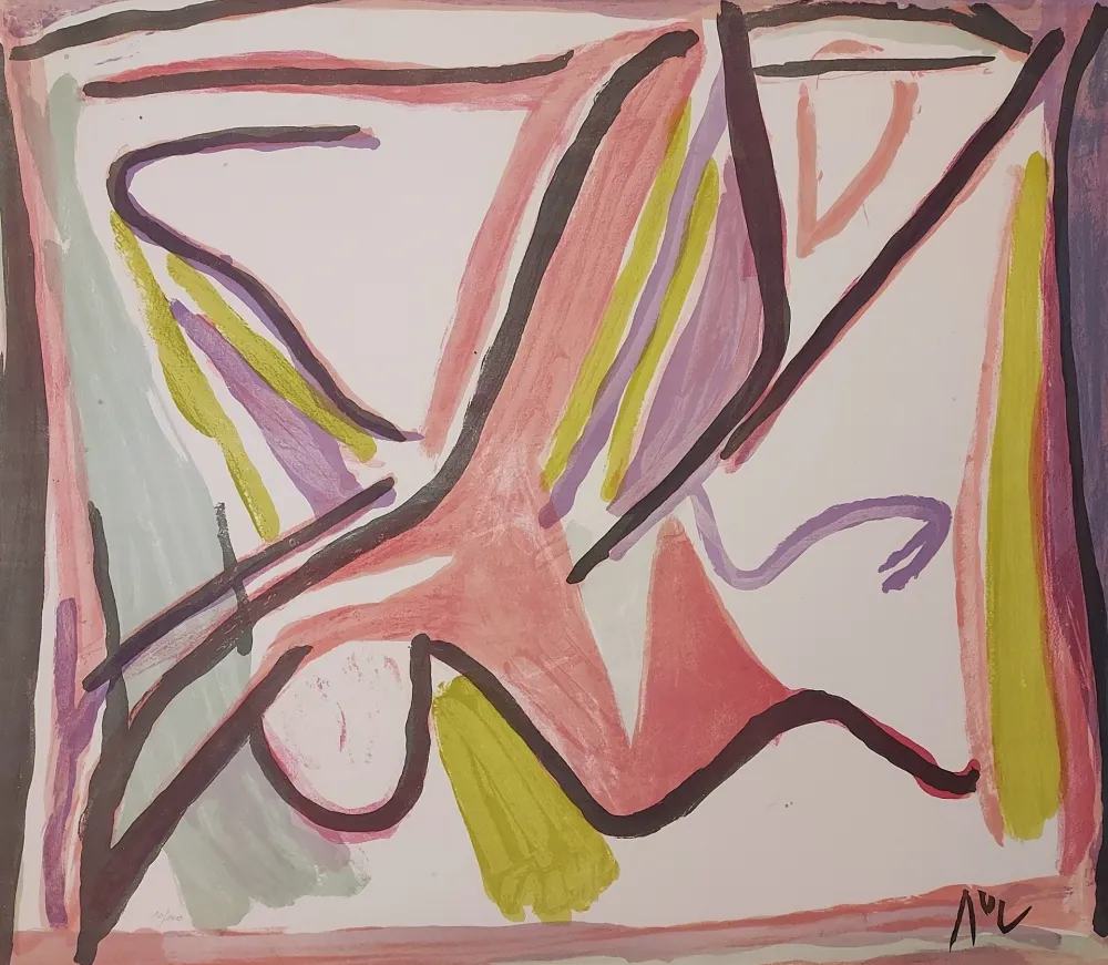 リトグラフ Van Velde - MP 403 - Séparation