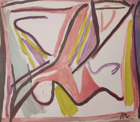 リトグラフ Van Velde - MP 403 - Séparation