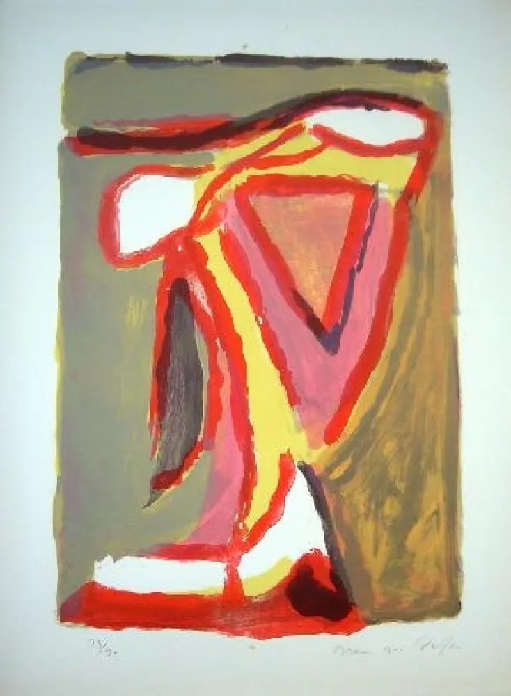 リトグラフ Van Velde - MP 45