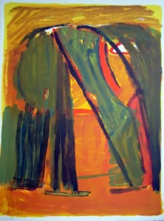 リトグラフ Van Velde - MP 61 - Forêt