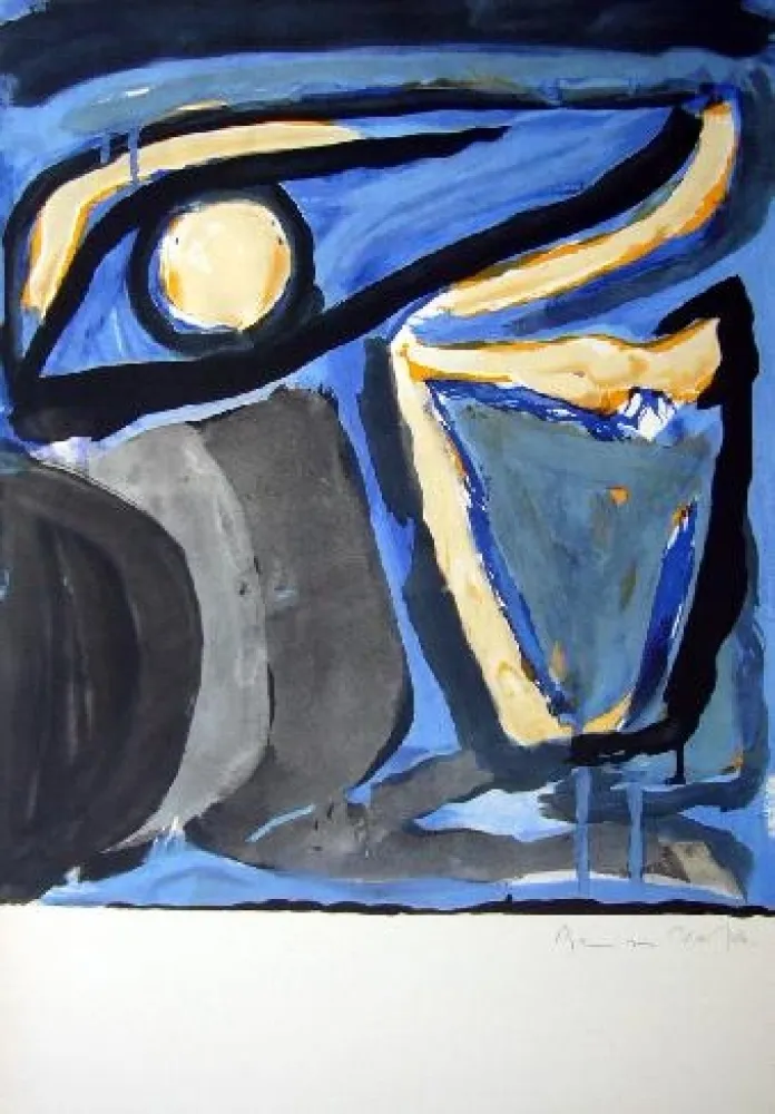 リトグラフ Van Velde - MP 65 -Musée national d'Art moderne