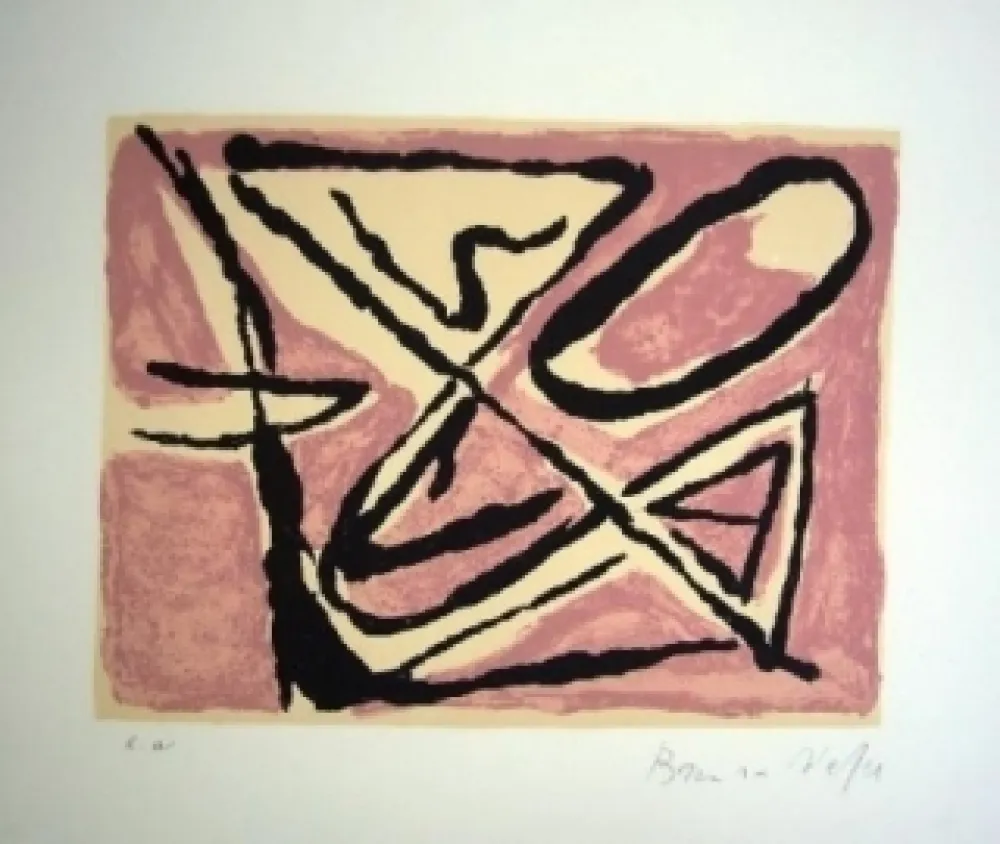 リトグラフ Van Velde - MP 84