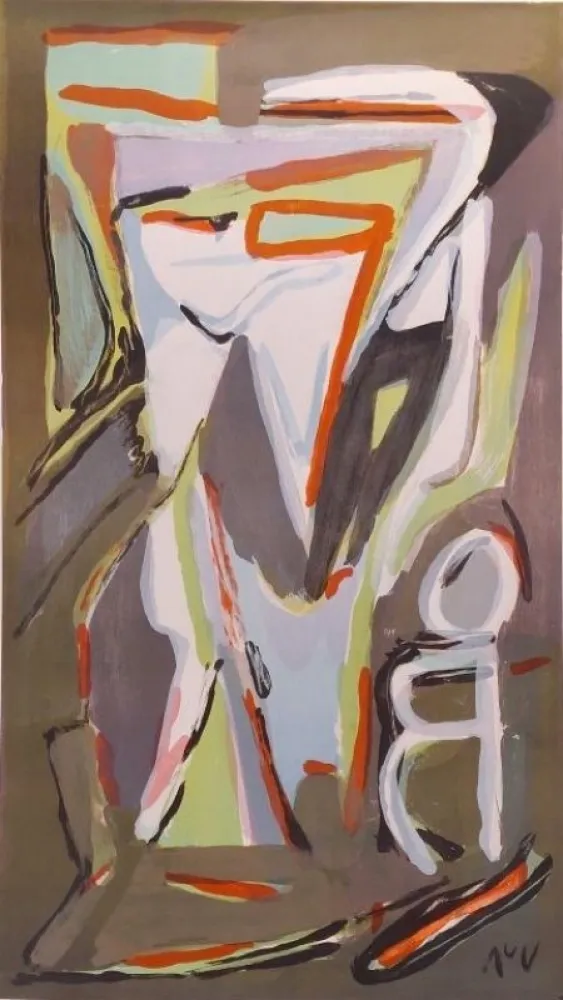 リトグラフ Van Velde - Nord