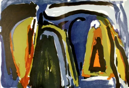 リトグラフ Van Velde - Payage