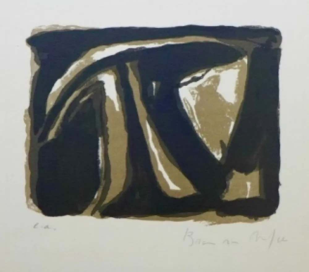 リトグラフ Van Velde - Pour la Revue de Belles-Lettres