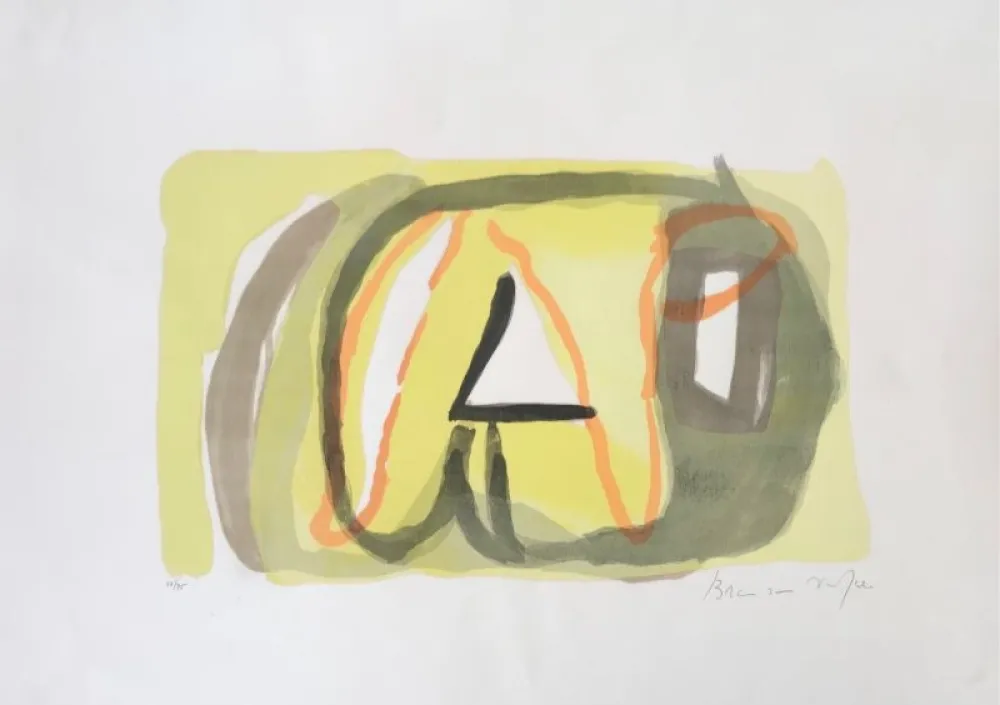 リトグラフ Van Velde - Sans Titre 