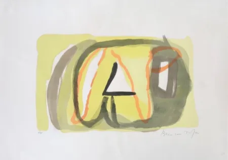 リトグラフ Van Velde - Sans Titre 