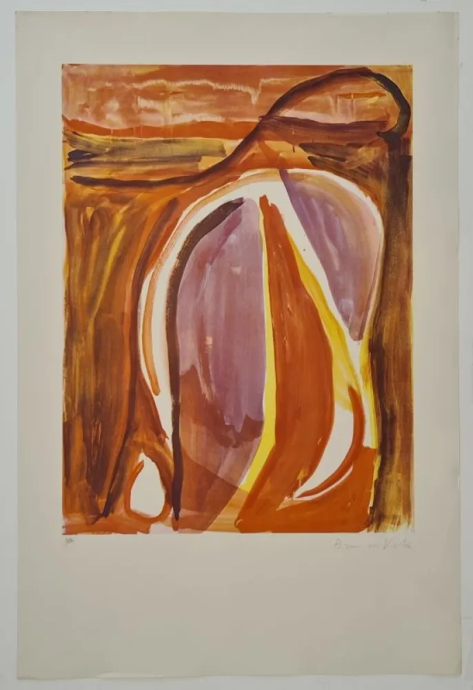 リトグラフ Van Velde - Sans titre