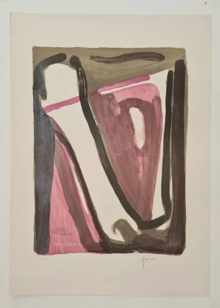 リトグラフ Van Velde - Sans titre