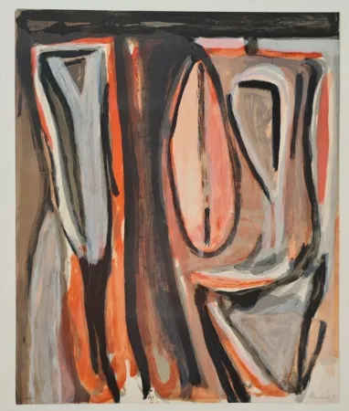 リトグラフ Van Velde - Sans titre