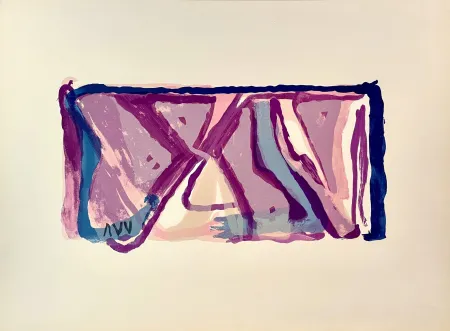 リトグラフ Van Velde - Sans Titre