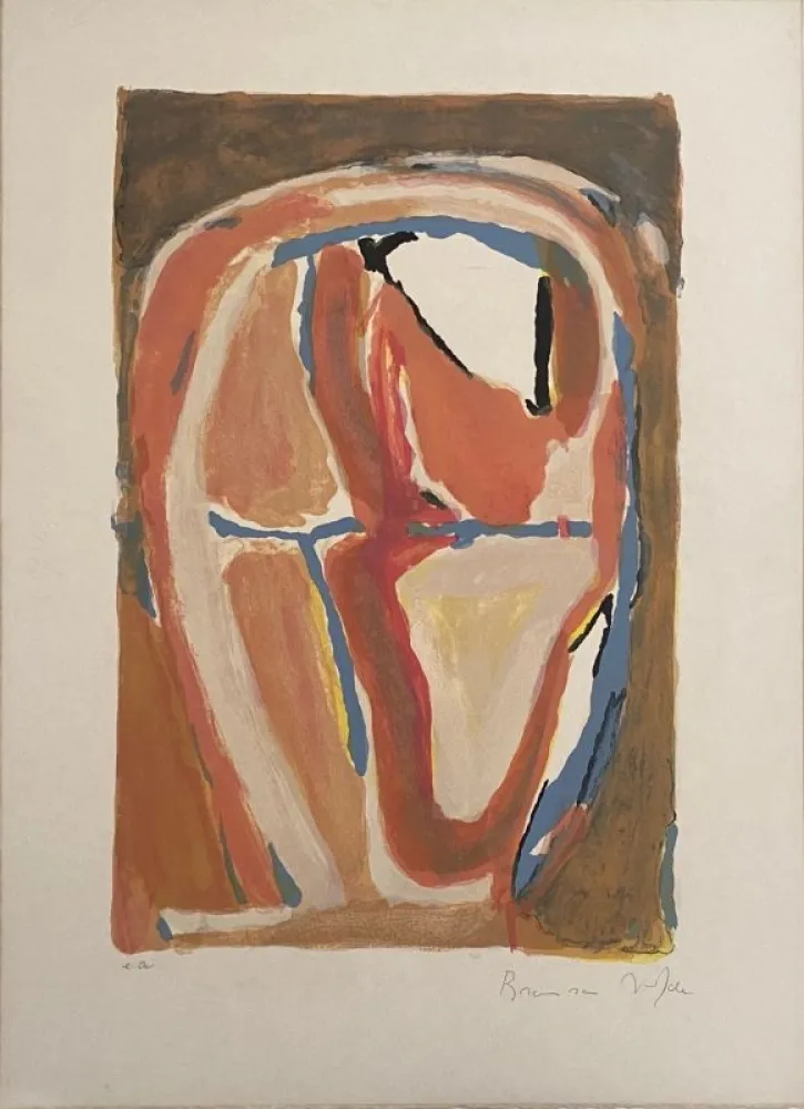 リトグラフ Van Velde - Sans Titre 