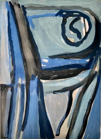 リトグラフ Van Velde - Sans titre