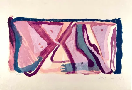 リトグラフ Van Velde - Sans titre 