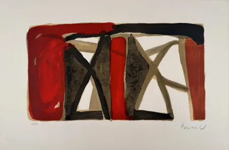 リトグラフ Van Velde - Sans titre