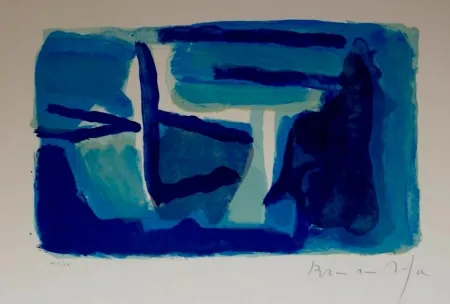 リトグラフ Van Velde - Sans titre