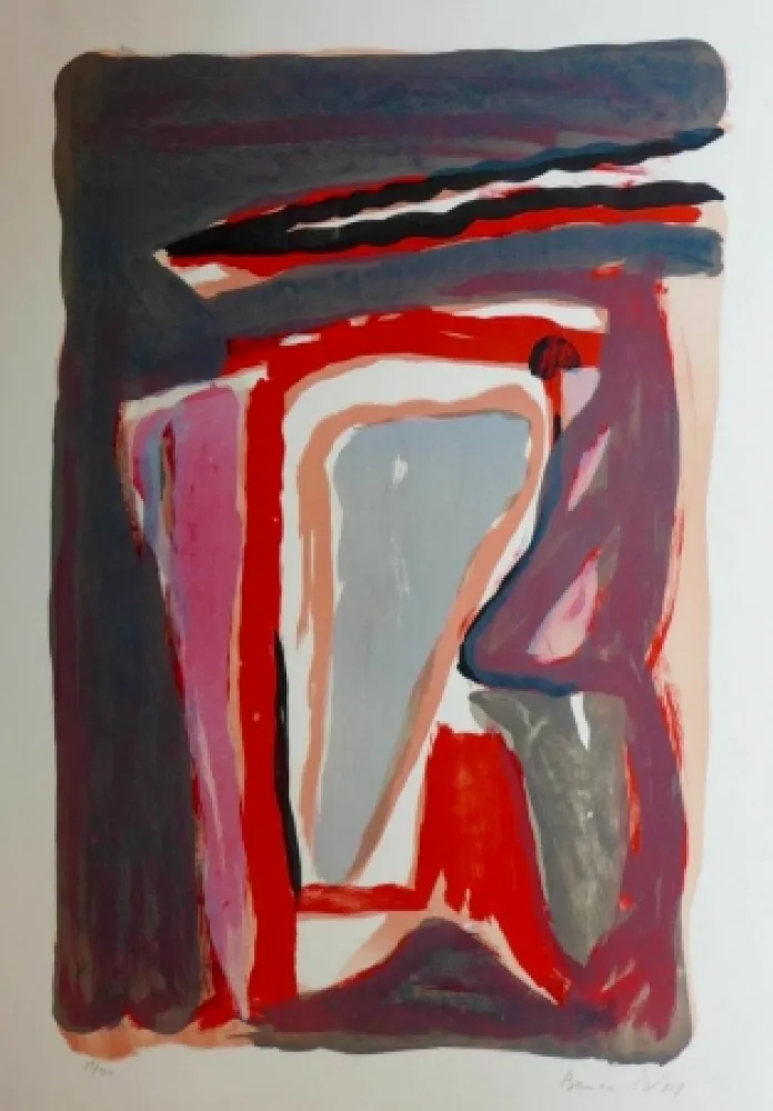 リトグラフ Van Velde - Sans titre