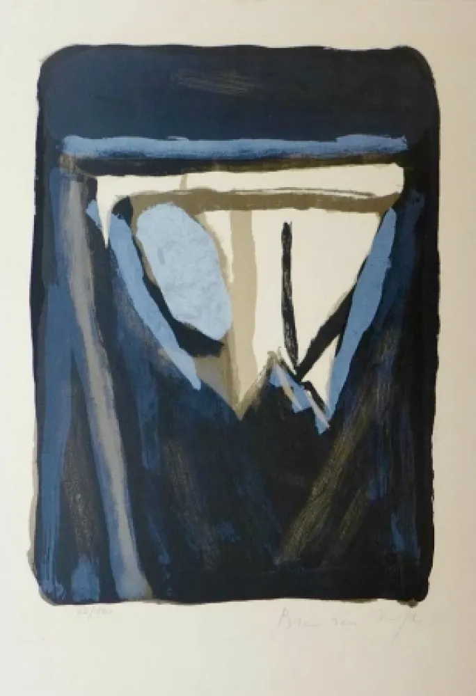 リトグラフ Van Velde - Sans titre