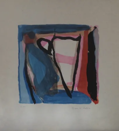 リトグラフ Van Velde - Sans titre