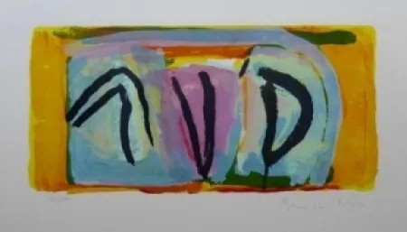 リトグラフ Van Velde - Sans titre