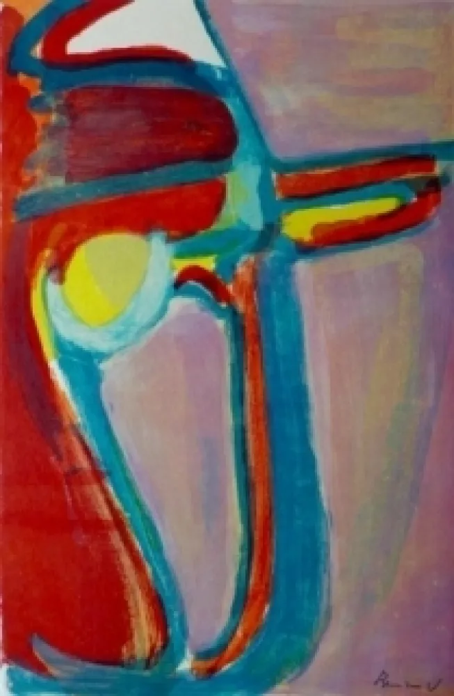 リトグラフ Van Velde - Sans titre