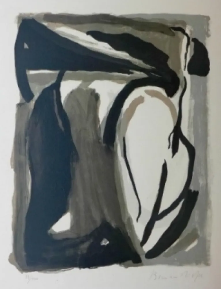 リトグラフ Van Velde - Sans titre