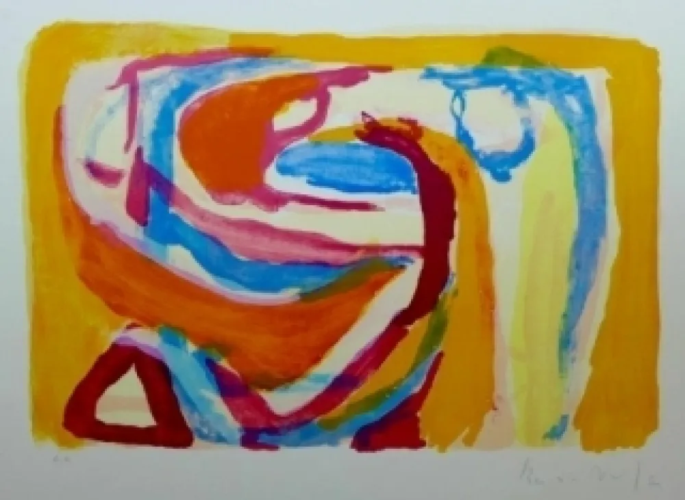 リトグラフ Van Velde - Sans titre