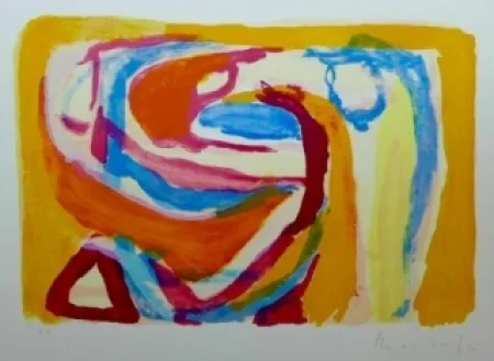 リトグラフ Van Velde - Sans titre