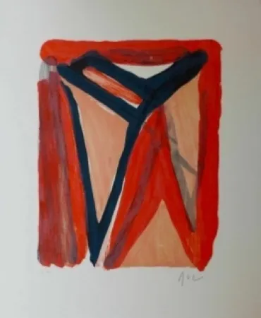 リトグラフ Van Velde - Sans titre