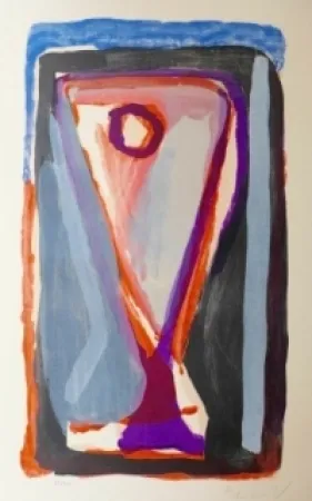 リトグラフ Van Velde - Sans titre