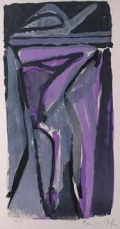 リトグラフ Van Velde - Sans titre