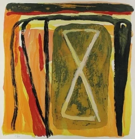 リトグラフ Van Velde - Sans titre