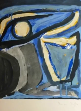 リトグラフ Van Velde - Sans titre