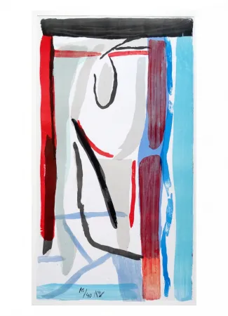 リトグラフ Van Velde - Sans titre