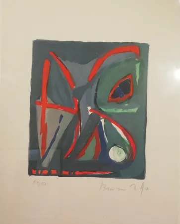 リトグラフ Van Velde - Sans titre