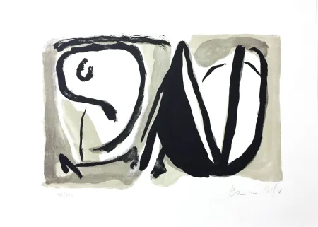 リトグラフ Van Velde - Sans titre