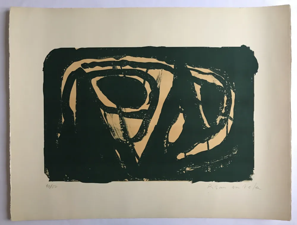 リトグラフ Van Velde - Sans titre (MP 023)