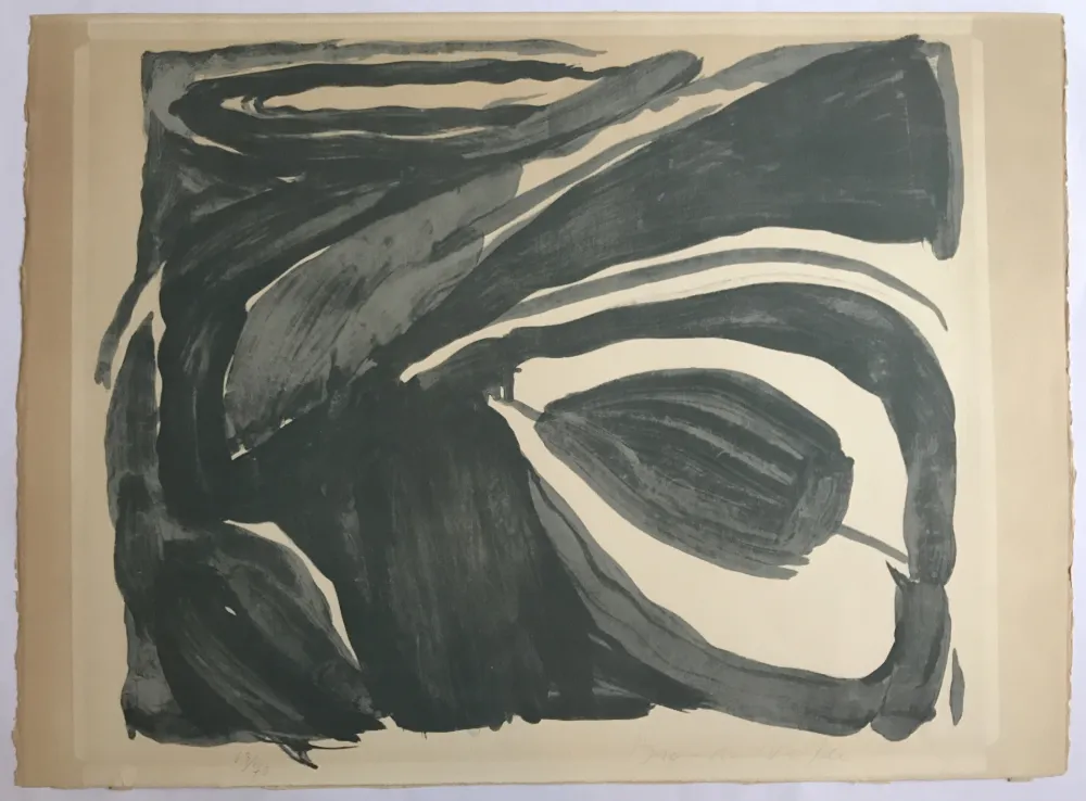 リトグラフ Van Velde - Sans titre (MP 042)