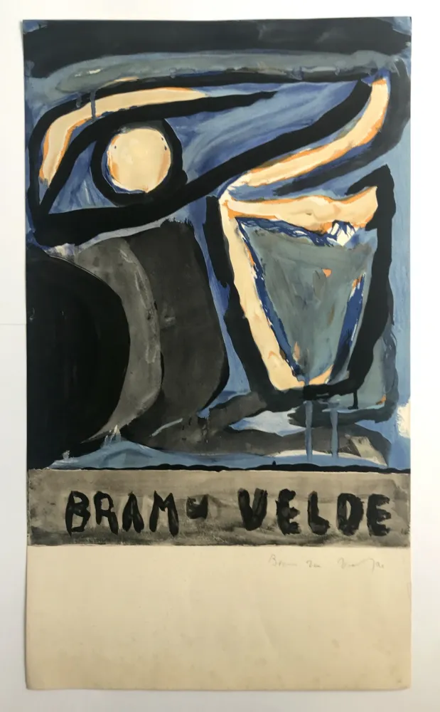 リトグラフ Van Velde - Sans titre (MP 65)