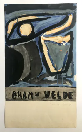 リトグラフ Van Velde - Sans titre (MP 65)