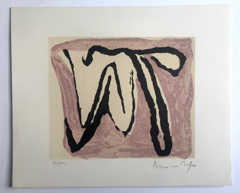 リトグラフ Van Velde - Sans titre (MP 83)