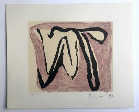 リトグラフ Van Velde - Sans titre (MP 83)