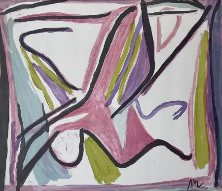 リトグラフ Van Velde - Séparation