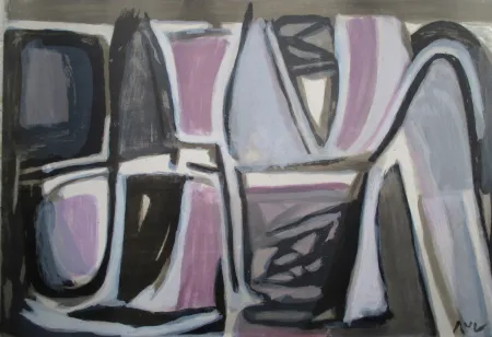 リトグラフ Van Velde - Spleen