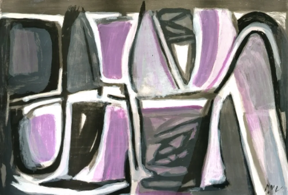 リトグラフ Van Velde - Spleen