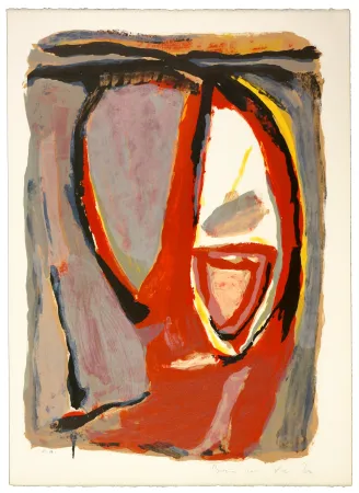 リトグラフ Van Velde - Tête