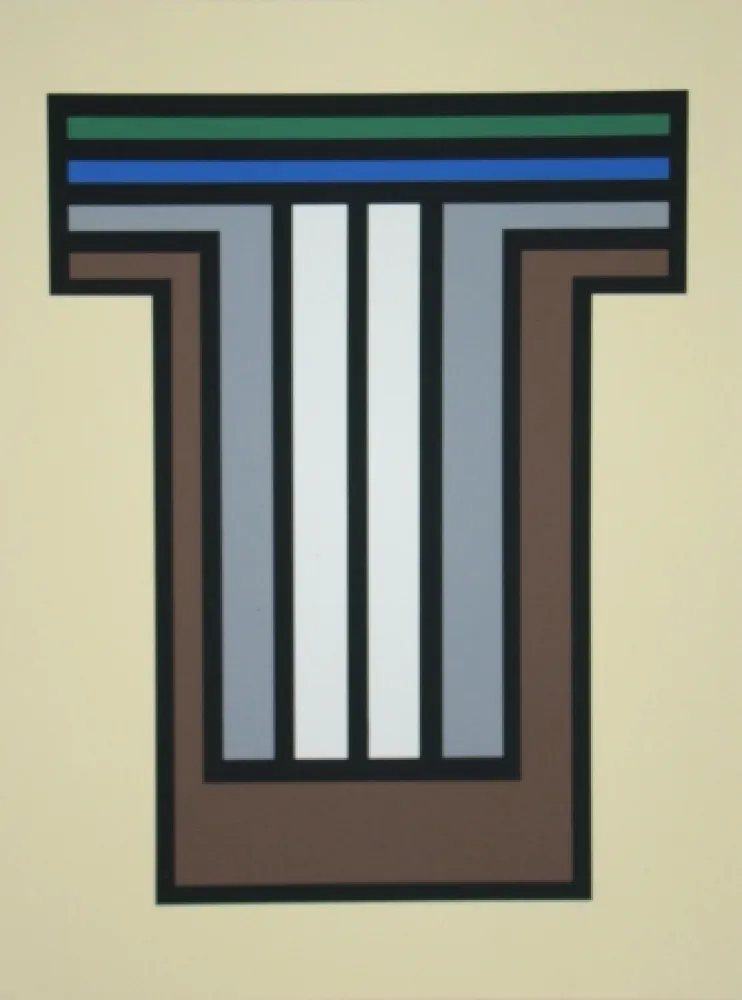 シルクスクリーン Vandenbranden - Composition - Dochters