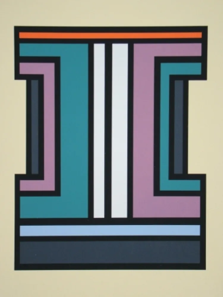 シルクスクリーン Vandenbranden - Composition - Inschriften