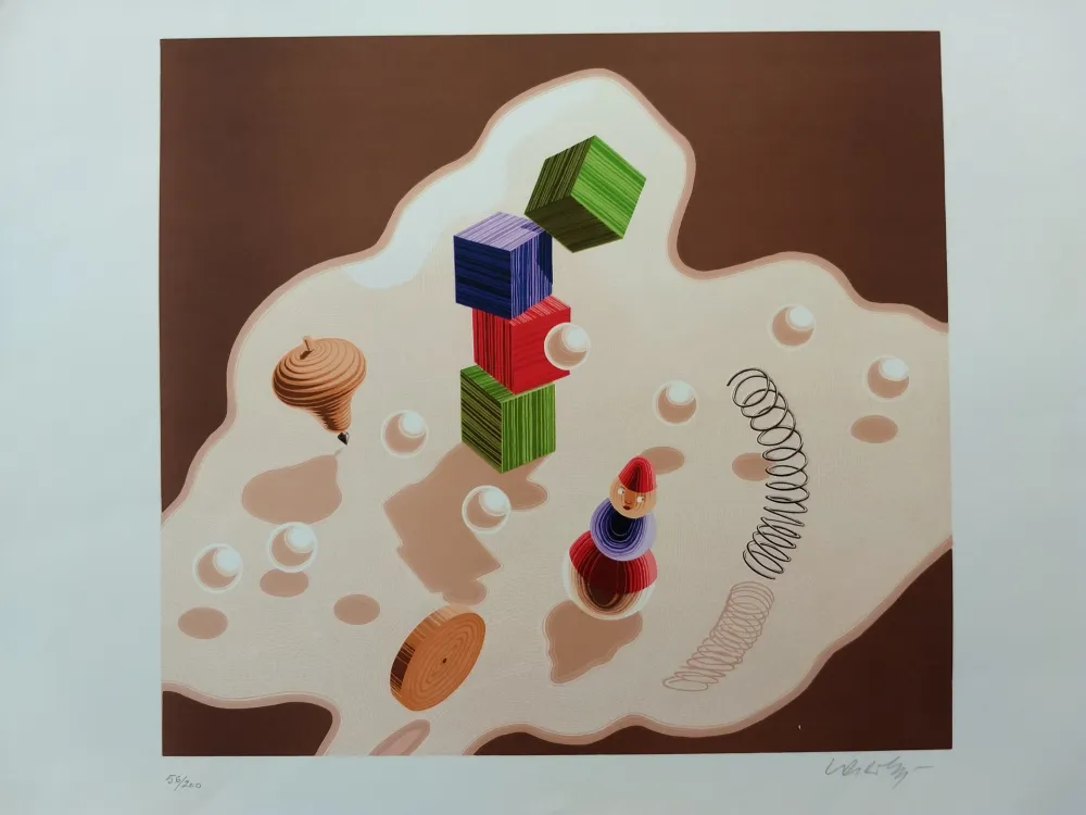 リトグラフ Vasarely - 56/200